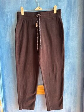 Men's Black Drawstring Casual Pants